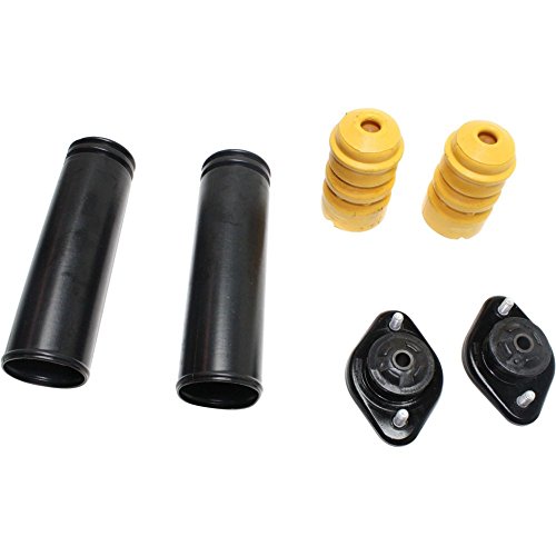 Evan Fischer Rear Driver & Passenger Side Suspension Strut Mount Kit Compatible with Honda Accord 2007 Acura TL 1999-2008 (E23) (Exc. Self Leveling) Replaces# 33521092362,33521136283,33531136395
