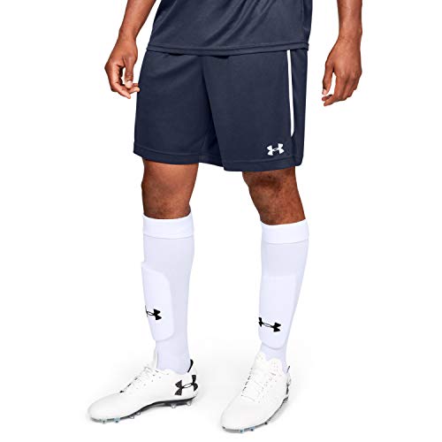Under Armour Men's Maquina 2.0 Soccer Shorts , Midnight Navy (410)/White , Large
