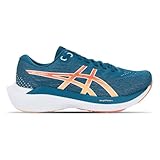 Tênis ASICS GEL-Nagoya 7 - Feminino - Azul/Laranja - tam: 35