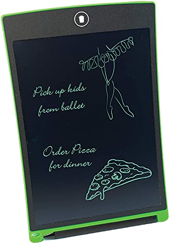 Image of Syga LCD Writing Tablet 8.5inch Colorful Doodle & Scribbler Boards, Lightly Learning Toys Drawing Pads for for Kids and Adults at Home,School or Travel (Green)