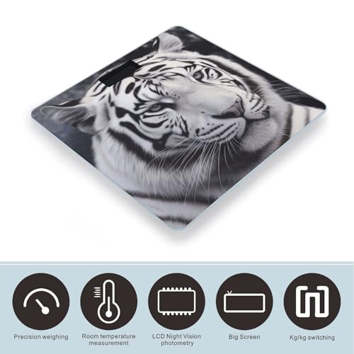 Báscula digital de baño White Tiger alta precisión miniatura 3