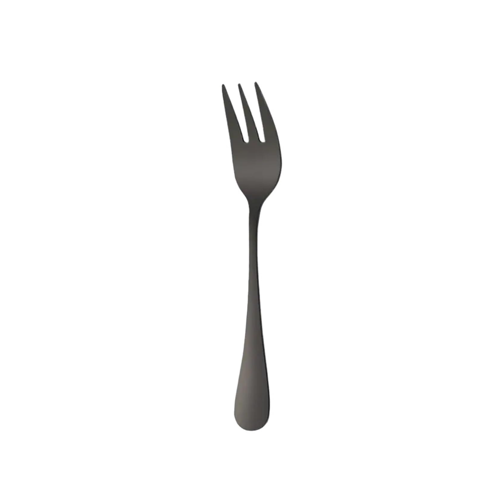Wzptlkibad Style C Fruit Fork, Gold Black Stainless Steel Mini Forks