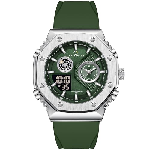 Carlington Store Carlington Ct 7711 Green Dial, Green Band Watch - Image 2