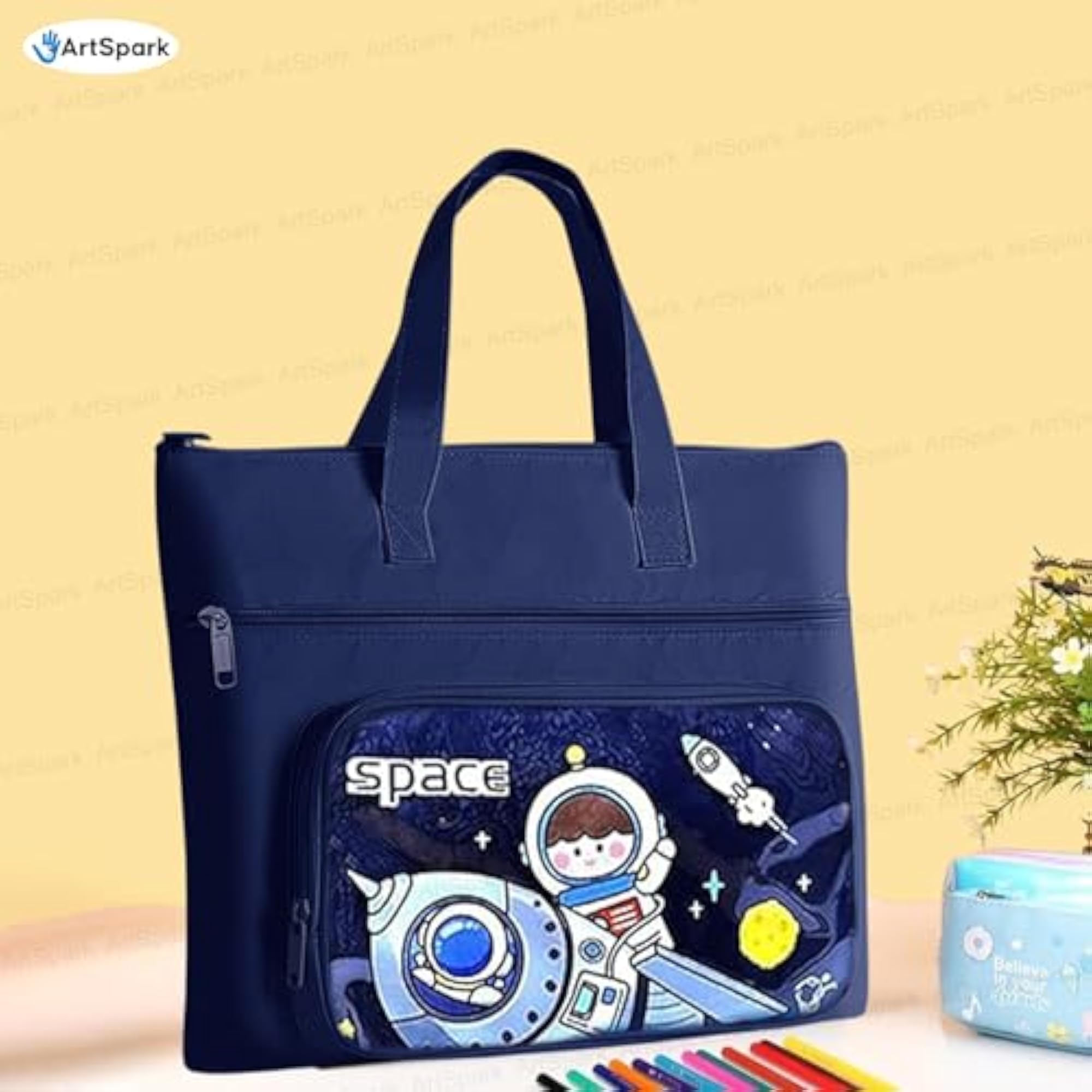 Cartoon Tote Bag for School & Travel