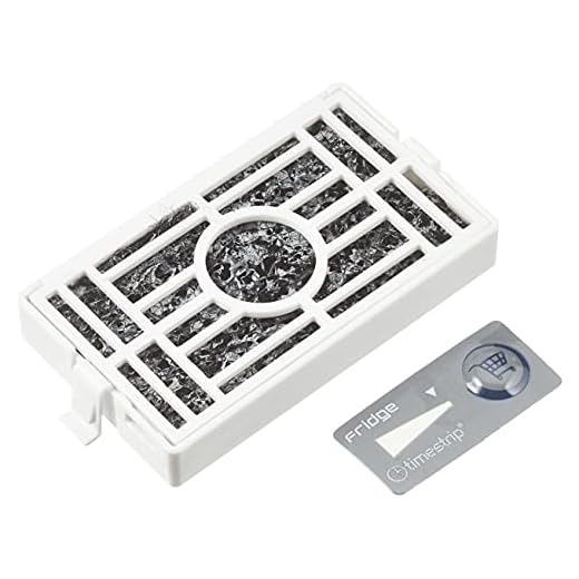 Whirlpool 481248048172 ANT001 antibakteriellt filter, tillverkad av högkvalitativt material, blå