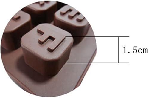 Miniatura 5 de 48 Estrellas Carta Manual Diy Silicona Chocolate Molde Bandeja de Hielo Moldes de Jabón Hecho a Mano Digital