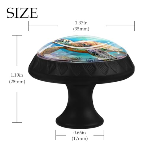 Boutons de tiroir ronds en verre Seaworld pour relooker facilement un meuble terne - 5