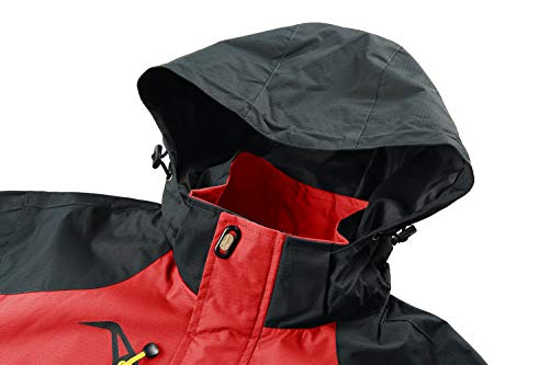 TACVASEN lichte, waterdichte outdoorjas voor heren met afneembare capuchon - Image 5