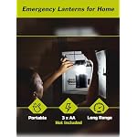 Lichamp Led Lantern Camping Light, 4 Pack Battery Operated Lanterns for Power Outages Indoor Emergency Outdoor Camping Hiking Kit, J004GY - Image 5