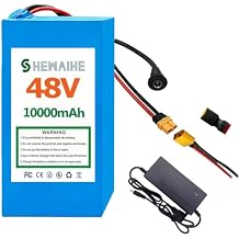48V 10A Battery Pack, Wheelchair Battery with 30A BMS, Suitable for 0-1000W Motors, Providing Power for Your Creative DIY Modification.