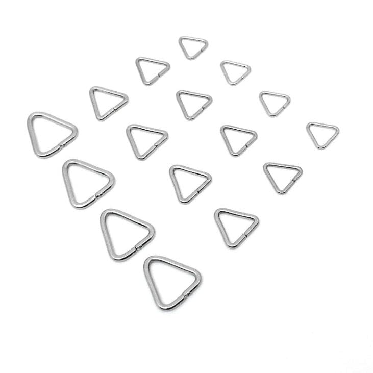100 PCS Dreieckige D-ringe Offene Biegeringe Für Die