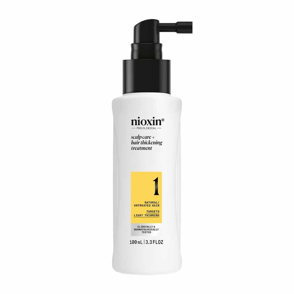 Nioxin Scalp + Hair Thickening System 1 - Haarpflege für unbehandeltes Haar. Beugt dünner werdendem Haar vor – mit Biotin, Koffein & Niacinamid