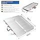 LIEKUMM Rollstuhlrampe 96 cm, 85 cm Verbreitert Rollstuhlrampe für Treppen, 400 kg Tragkraft Aluminium Rampe für Rollstuhl, Stufen, Bordsteine, Schwellenrampe für Elektro-Rollstuhl, Kinderwagen