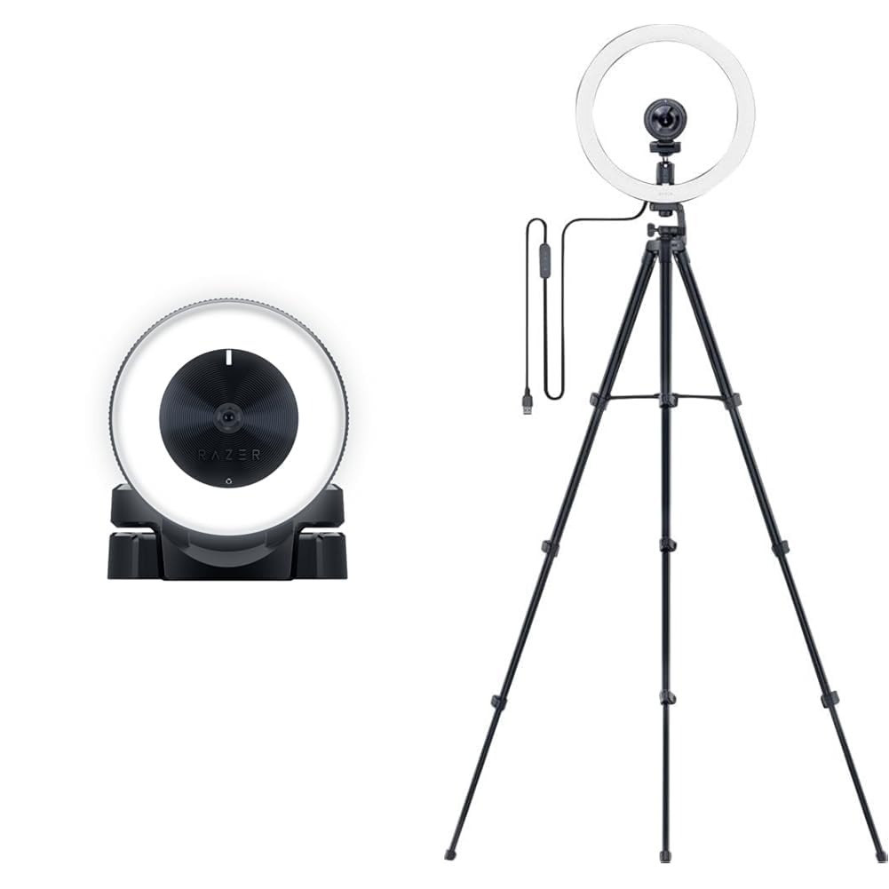 Razer Kiyo Streaming Webcam: 1080p 30 FPS / 720p 60 FPS - Ring Light w/Adjustable Brightness - Built-image-18