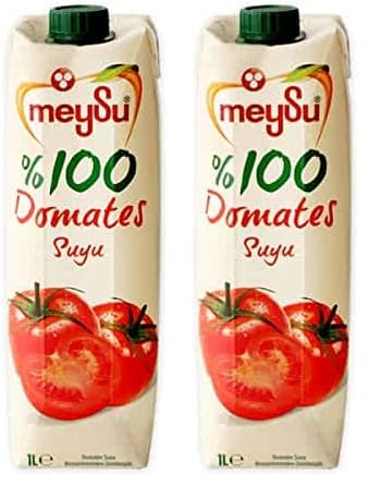 Meysu%100 Domates Suyu 1 Litre 2li paket