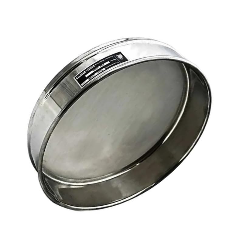 304 Stainless Steel Lab Analysis Sieve - 30cm Diameter, 325 Mesh, 0.045mm Aperture for Accurate Sampling and Inspection