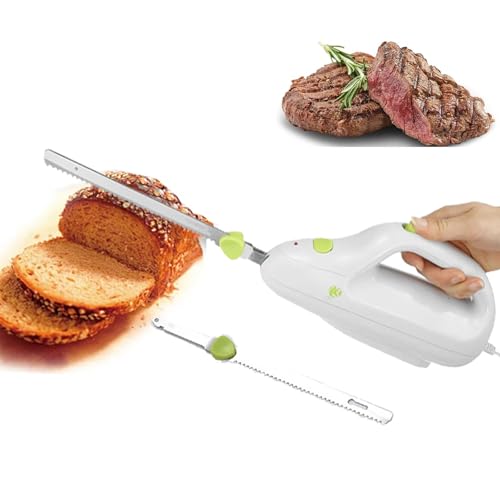 Coltello Elettrico, Coltello Da Cucina Elettrico Per Il Pane, Coltello Elettrico Per Intagliare, Con Impugnatura Ergonomica, Per Intagliare Carne, Tacchino, Pane, Formaggio