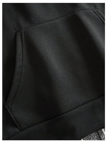 WDIRARA Men's Graphic Letter Print Drawstring Hoodie Long Sleeve Sweatshirt Casual Top Pullovers4