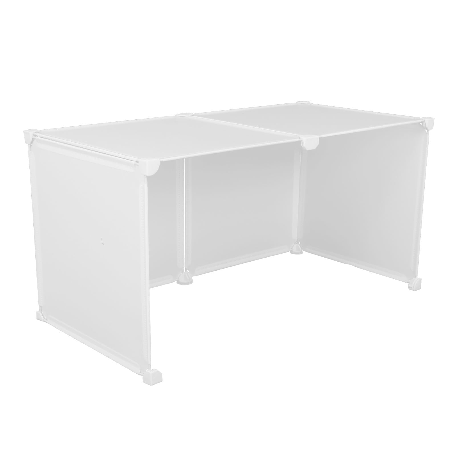Cerramiento para arenero de gato modular con protector contra salpicaduras y orina