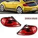 Rear Tail Light Turn Signal Lamp Cover Auto Taillight Assembly Housing Without Bulb(Left) Tail Lights Assemblies Car Accessories For Beetle 2013-2020 (Right)
