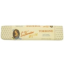 La Florentine Almond Torrone Bar 5.3 Oz., Pack of 6