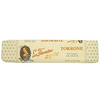 La Florentine Almond Torrone Bar 5.3 Oz., Pack of 6