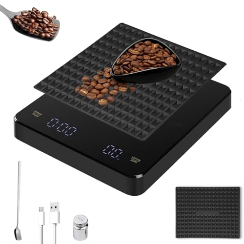 Opiniones y reviews de bascula gramera walmart los 5 mejores. 48 Meeyoga Báscula Café Digital de Cocina, Báscula Gramera Recargable, Incluye Accesorios, Temporizador Integrado, multifuncional para alimentos, 3 kg