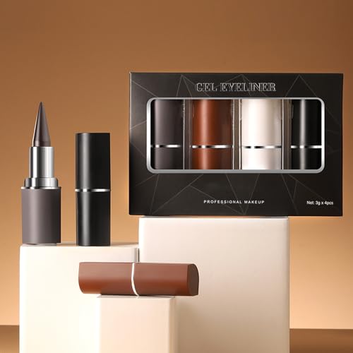 Crayon eye-liner liquide 4 couleurs imperméable portable et précis - 2