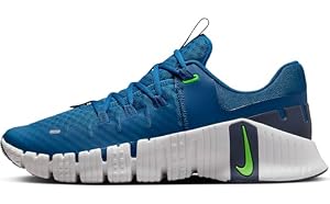 Nike Men's Free Metcon 5 Trainers, Court Blue Green Strike Thunder Blue, 9.5 UK