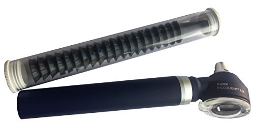 Otoscopio KaWe 0113300232 azul esencial en el botiquín de clínicas y hogares