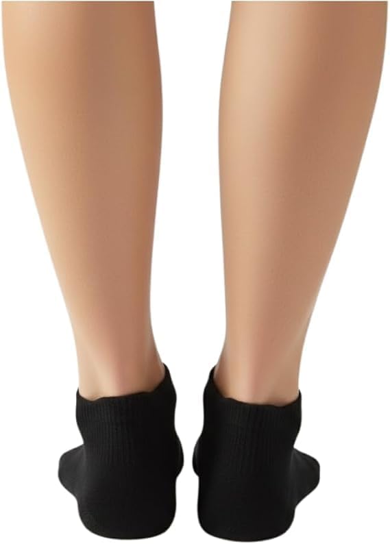 Women's Ankle Socks, Comfort Toe Seamed, 6-pack, Adjustable Size for women