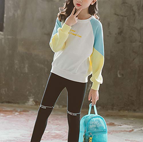 Image of Urtrend Little Girls' Kids 2 Pieces Long Sleeve Top Pants Leggings Clothes Set Outfits
