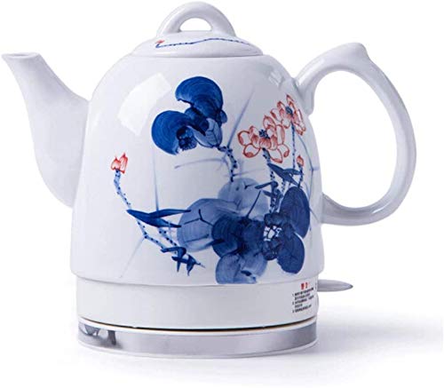 Haushalts-Wasserkocher Keramik abnehmbare Basis, Kochen Trockenschutz 1,2 l China Vintage Style kocht Wasser schnell für Tee Kaffeesuppe