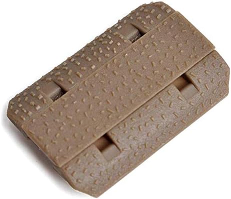 SBGJMY Tactical Mlok Keymod Hand Stop Kit 4 Pcs/Set Rail Cover Front Grip for Mlok Keymod Rail System Handguard Stop Kit Foregrip (Tan) - Image 5