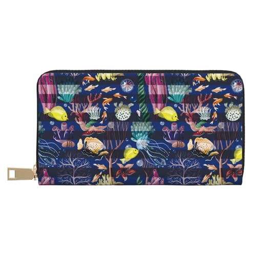 Portefeuille fin en cuir Novastar compact pour homme et femme
