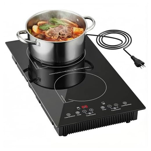 Cooktop de indução 2 Bocas portátil, 220V, 4000 W, Temporizador, trava para crianças,controlo tátil,Segurança Avançada,interruptor independente,Embutida ou de bancada,Vidro Temperado
