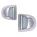 MOFORKIT LED License Plate Light Chrome Lens White Compatible with 1999 to 2013 Chevy Silverado 1500 2500 3500 GMC Sierra Suburban Avalanche Traverse Tahoe Yukon