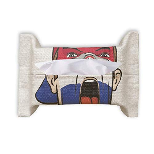 Masque de maquillage en serviette papier Paraguay pour vos soirées à thème