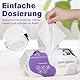 PrimePets Feuchttücher Hund 100 Stück, Pflegetücher Hund 20 x 20 cm, Lavendelduft, Katzen Feuchttücher zur Reinigung von Haut, Ohren, Augen, Po und Zähne