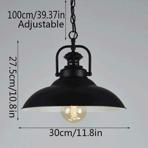 Miniatura 7 de Industrial Wrought Iron Pendant Light with Metal Mesh Shade for Loft-Style Living Room