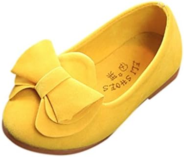 LNGRY Shoes,Toddler Kids Baby Girls Bowknot Slip On Mary Janes Casual Loafers Lazy Flats Shoes