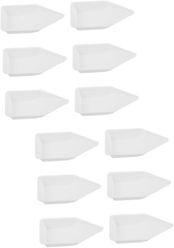 Healeved 20 piezas de pesaje de barco de laboratorio recipiente de laboratorio Equipo de mezcla y mezcla de laboratorio de pesaje de suministros de