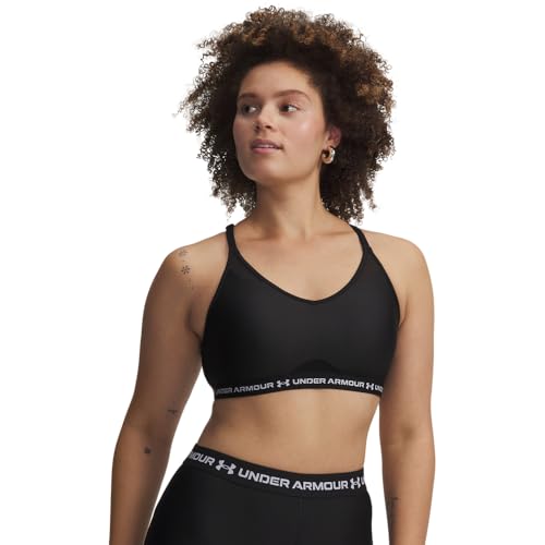 Under Armour Reggiseno Sportivo Da Donna A Basso Impatto Incrociato, (008) Nero / Bianco, M - 3