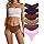 Dawnrole Tangas sin Costuras para Mujer No Show Tangas de Gimnasia Mujer Suave Invisible Tanga Undies,6-Pack