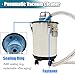 TECHTONGDA 7 Gallon 14CFM Industrial Vacuum Cleaner with Dust Collection Bag, 5HP Pneumatic Wet Dry Vacuum Cleaner, 1-1/4 inch Hose, No Air Compressor