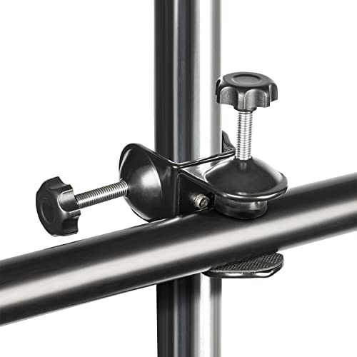 walimex Double Screw Clamp for Background Attachment, Black - Image 4