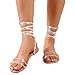 Imagen de ZTFYKLIN Sandalia Mujer Sandalias De Playa Para Zapatillas Casuales Huecas Zapatos Retro Con Tiras  Casa Verano Caminar 41 Piel Comodos Hippies Plataforma Blancas Casual Planas