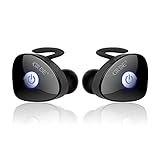 Wireless Earbuds, totobay Ture Completely Wireless V4.1 Dual Mini Bluetooth Headphones Twin Stereo Sweatproof Sport Earphones with Mic for iPhone X/8 Samsung S9/8 Edge And More (Black)