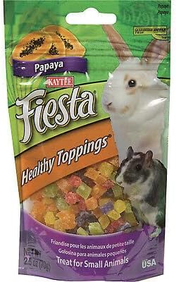 Rabbit & Hamster Treats, Papaya, 2.5-oz.