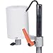 High Speed Homogenizer, 185W Overhead Stirrer Lab Stirrer, Portable Lab Disperser Emulsifier with Two Working Heads & Magnetic Suction Design for Scientific Research Chemical Industry